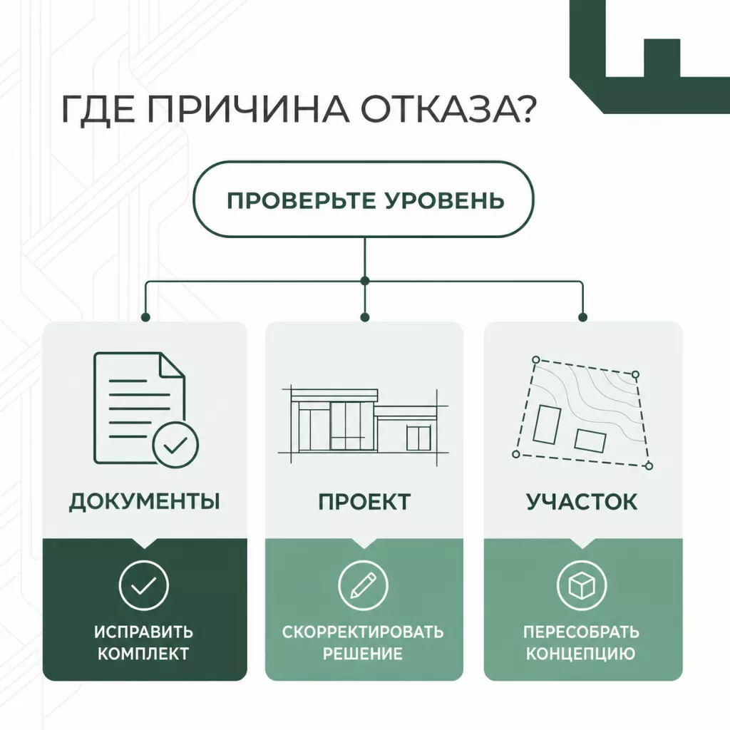 Причины отказа в АГР