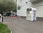 3D Шлагбаум и пост КПП