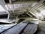 Дефект фальцевого покрытия кровли