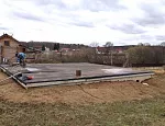 Железобетонный фундамент частного дома